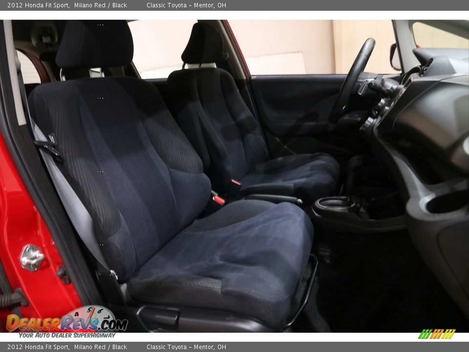 2012 Honda Fit Sport Milano Red / Black Photo #12