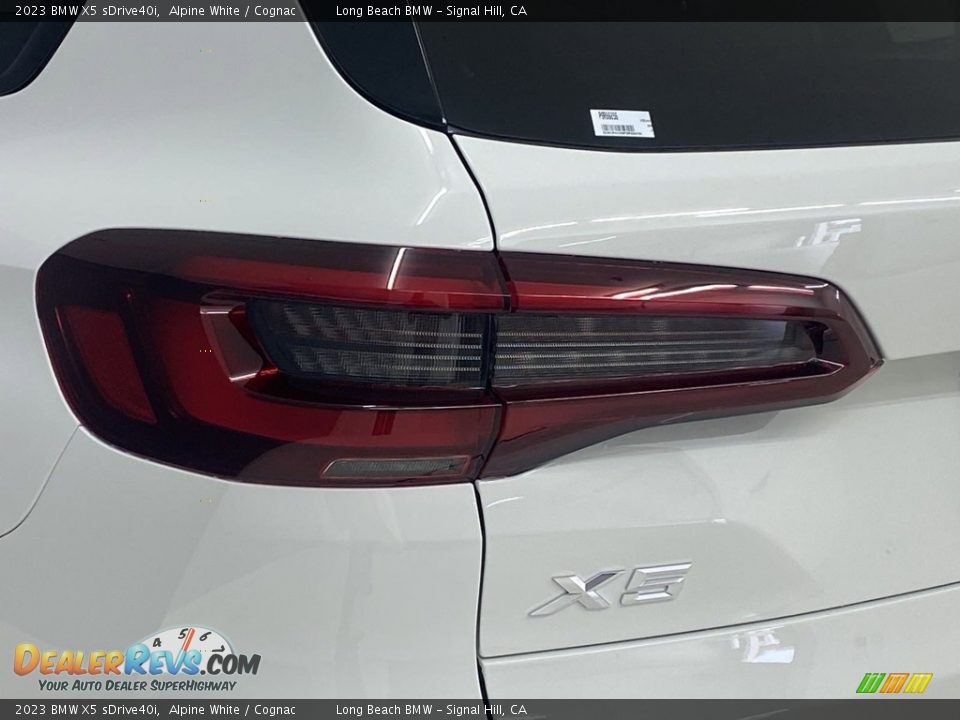 2023 BMW X5 sDrive40i Alpine White / Cognac Photo #6