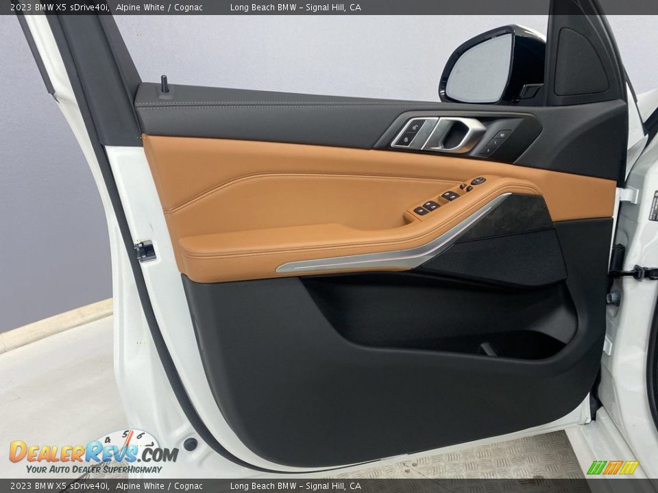 2023 BMW X5 sDrive40i Alpine White / Cognac Photo #10