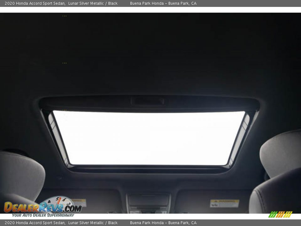 2020 Honda Accord Sport Sedan Lunar Silver Metallic / Black Photo #18