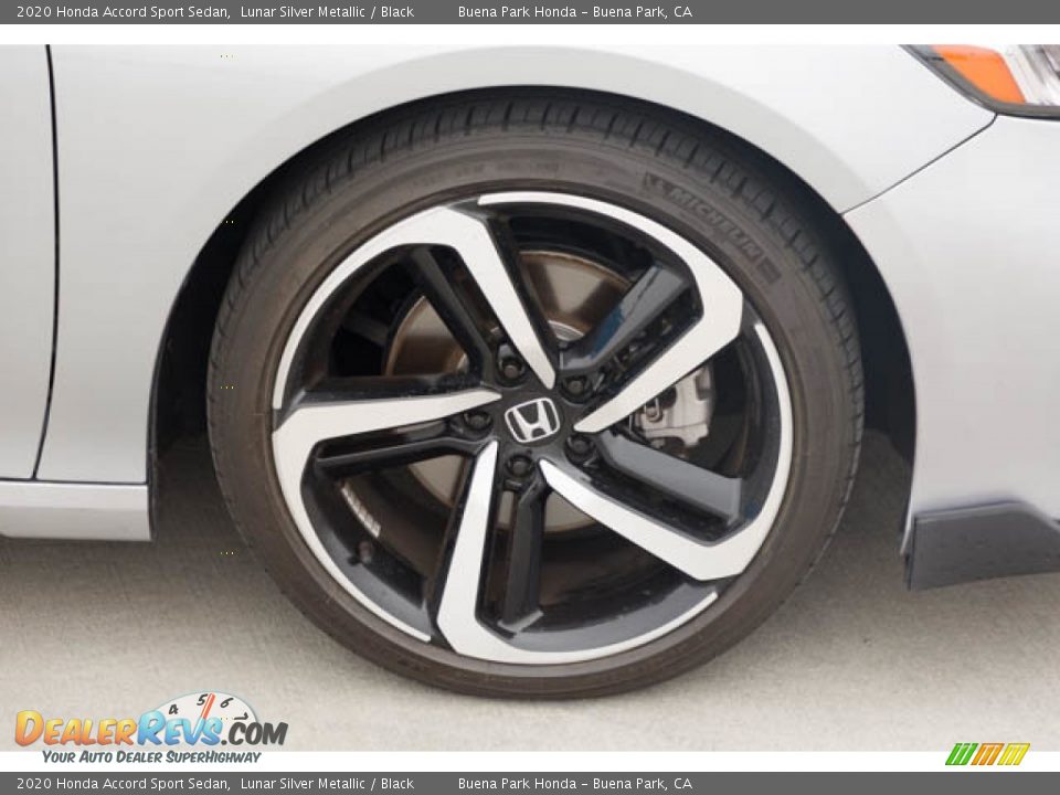 2020 Honda Accord Sport Sedan Lunar Silver Metallic / Black Photo #35