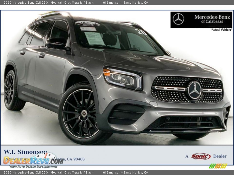 2020 Mercedes-Benz GLB 250 Mountain Grey Metallic / Black Photo #1