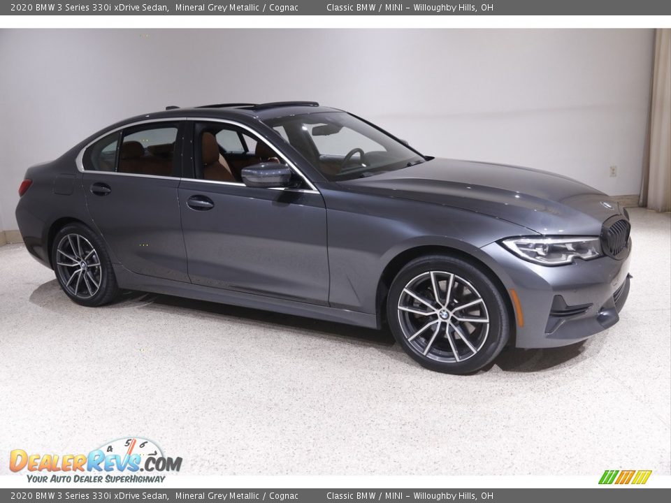2020 BMW 3 Series 330i xDrive Sedan Mineral Grey Metallic / Cognac Photo #1