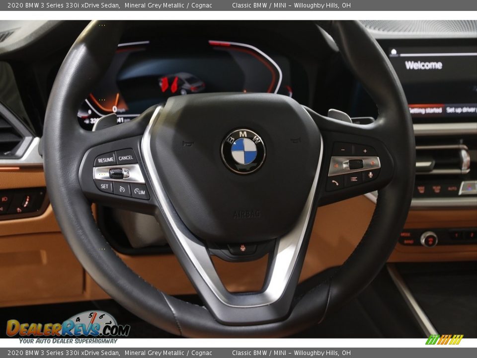 2020 BMW 3 Series 330i xDrive Sedan Mineral Grey Metallic / Cognac Photo #7