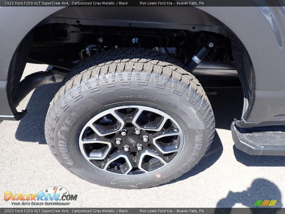 2023 Ford F150 XLT SuperCrew 4x4 Carbonized Gray Metallic / Black Photo #9