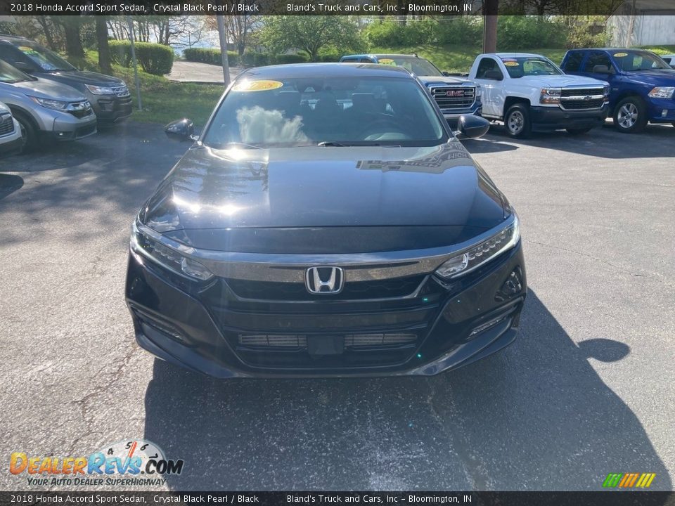 2018 Honda Accord Sport Sedan Crystal Black Pearl / Black Photo #9