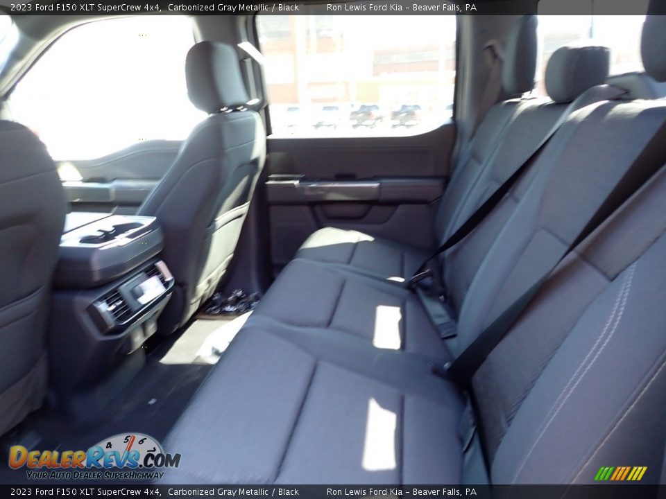 2023 Ford F150 XLT SuperCrew 4x4 Carbonized Gray Metallic / Black Photo #13