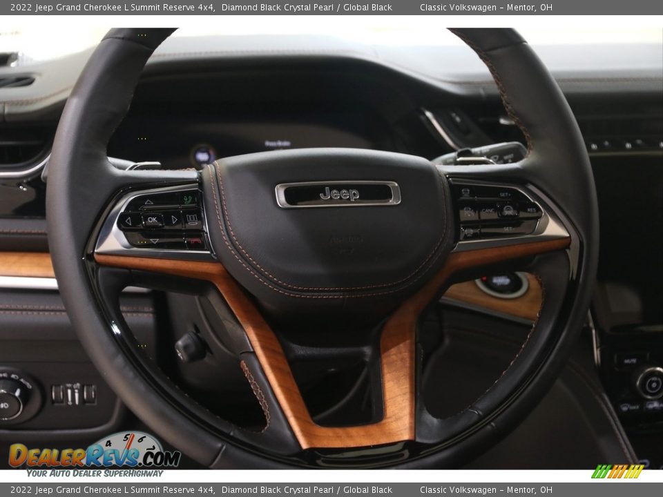 2022 Jeep Grand Cherokee L Summit Reserve 4x4 Steering Wheel Photo #9