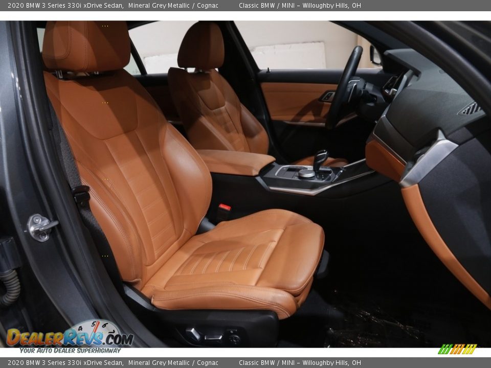 2020 BMW 3 Series 330i xDrive Sedan Mineral Grey Metallic / Cognac Photo #20