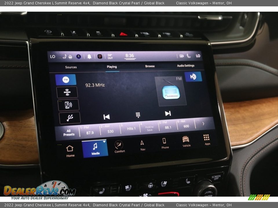 Controls of 2022 Jeep Grand Cherokee L Summit Reserve 4x4 Photo #12