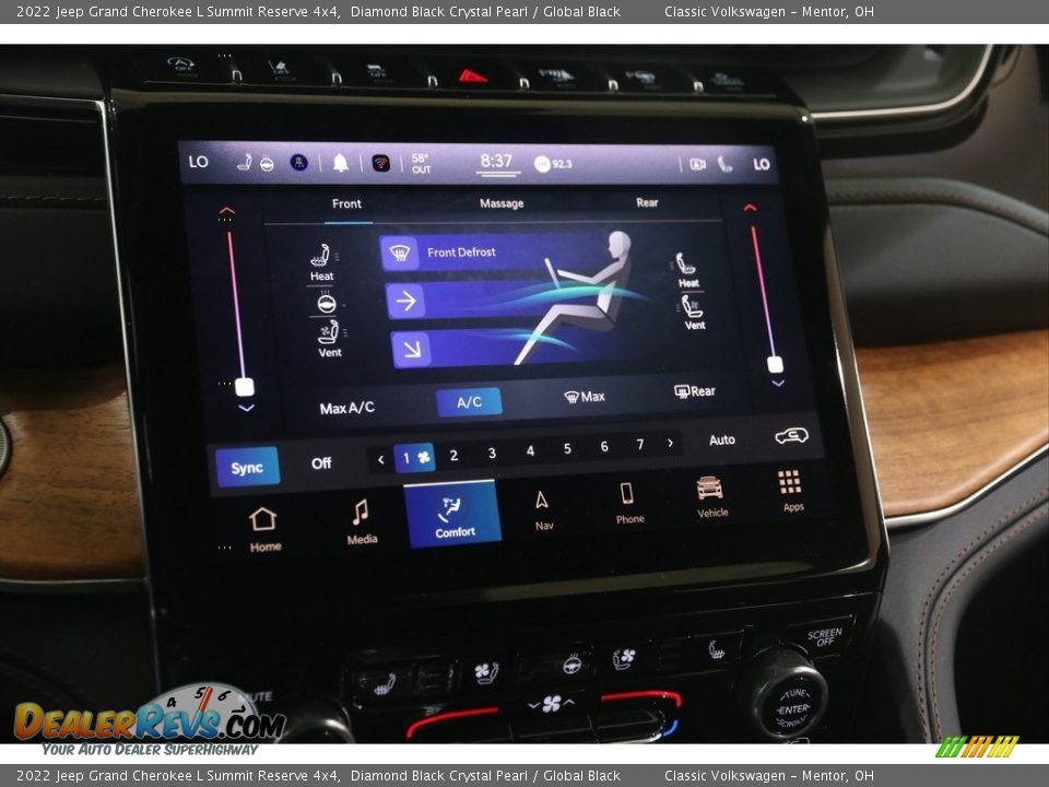 Controls of 2022 Jeep Grand Cherokee L Summit Reserve 4x4 Photo #13