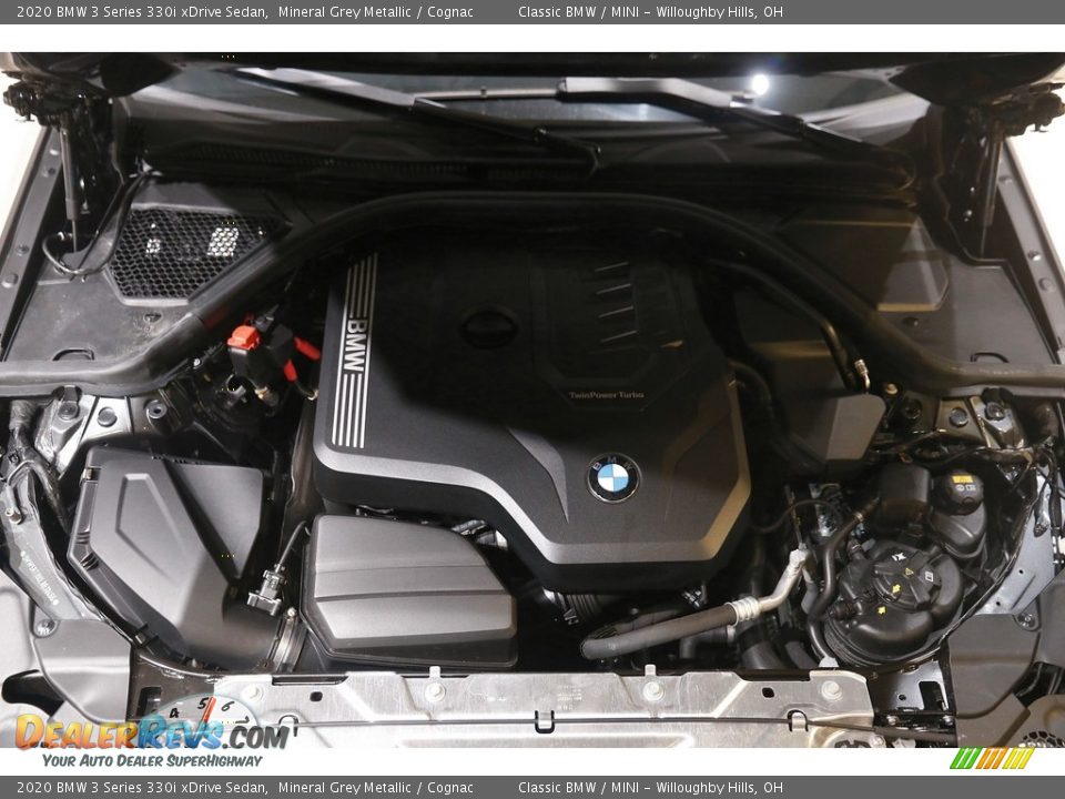 2020 BMW 3 Series 330i xDrive Sedan Mineral Grey Metallic / Cognac Photo #24
