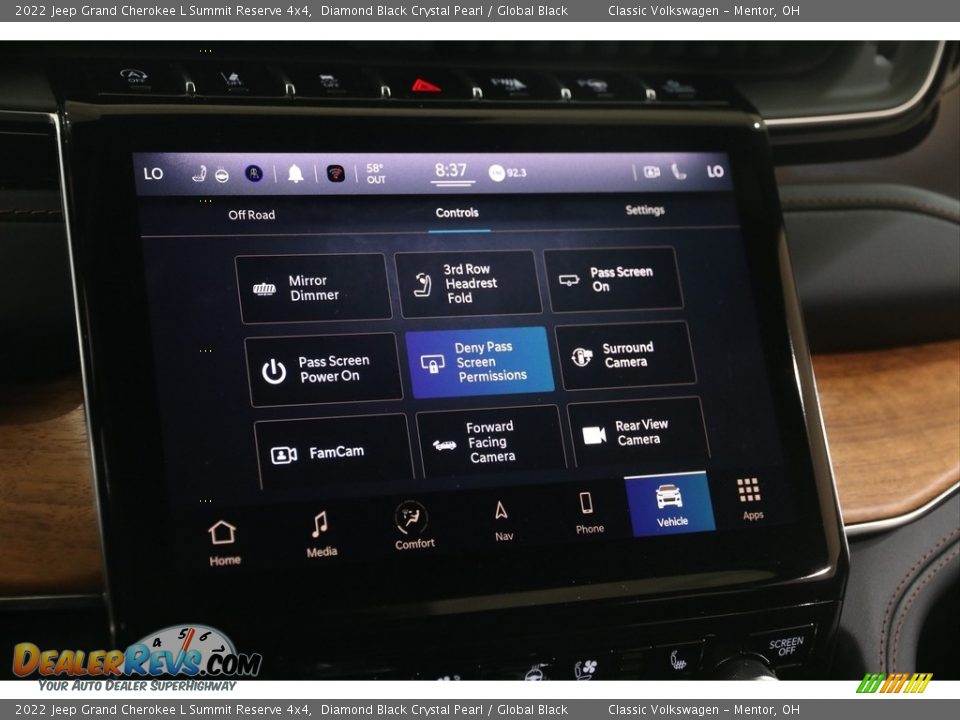 Controls of 2022 Jeep Grand Cherokee L Summit Reserve 4x4 Photo #16