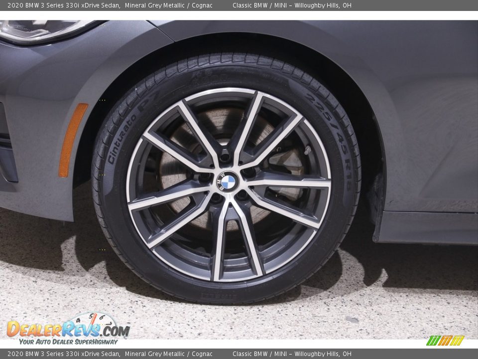 2020 BMW 3 Series 330i xDrive Sedan Mineral Grey Metallic / Cognac Photo #25