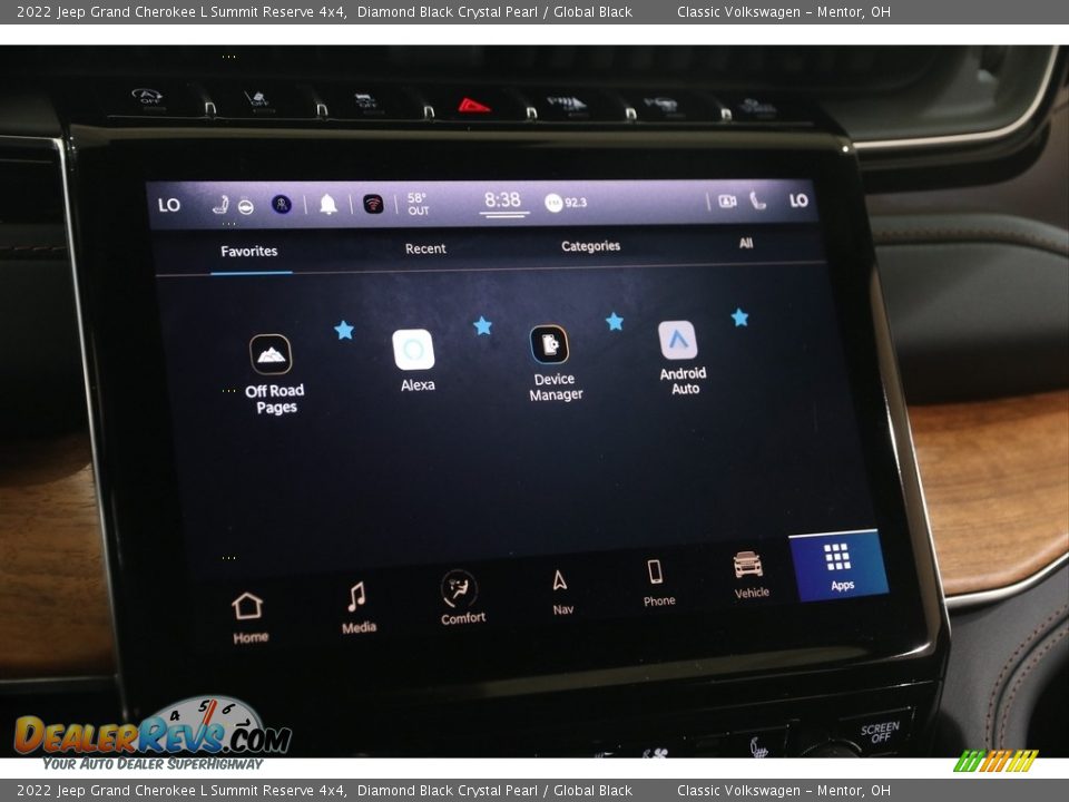 Controls of 2022 Jeep Grand Cherokee L Summit Reserve 4x4 Photo #17