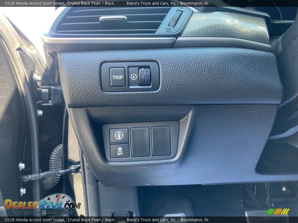 2018 Honda Accord Sport Sedan Crystal Black Pearl / Black Photo #19