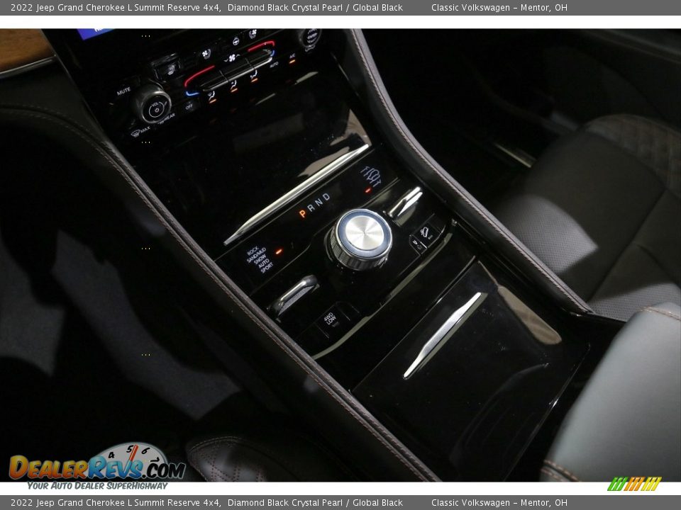 2022 Jeep Grand Cherokee L Summit Reserve 4x4 Diamond Black Crystal Pearl / Global Black Photo #20