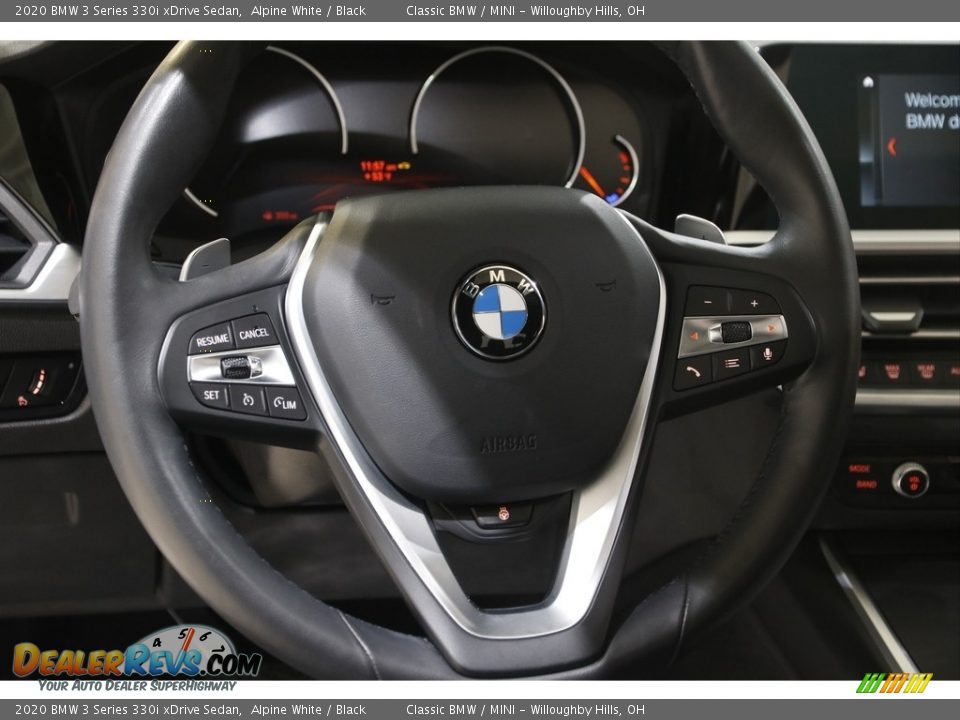 2020 BMW 3 Series 330i xDrive Sedan Alpine White / Black Photo #7