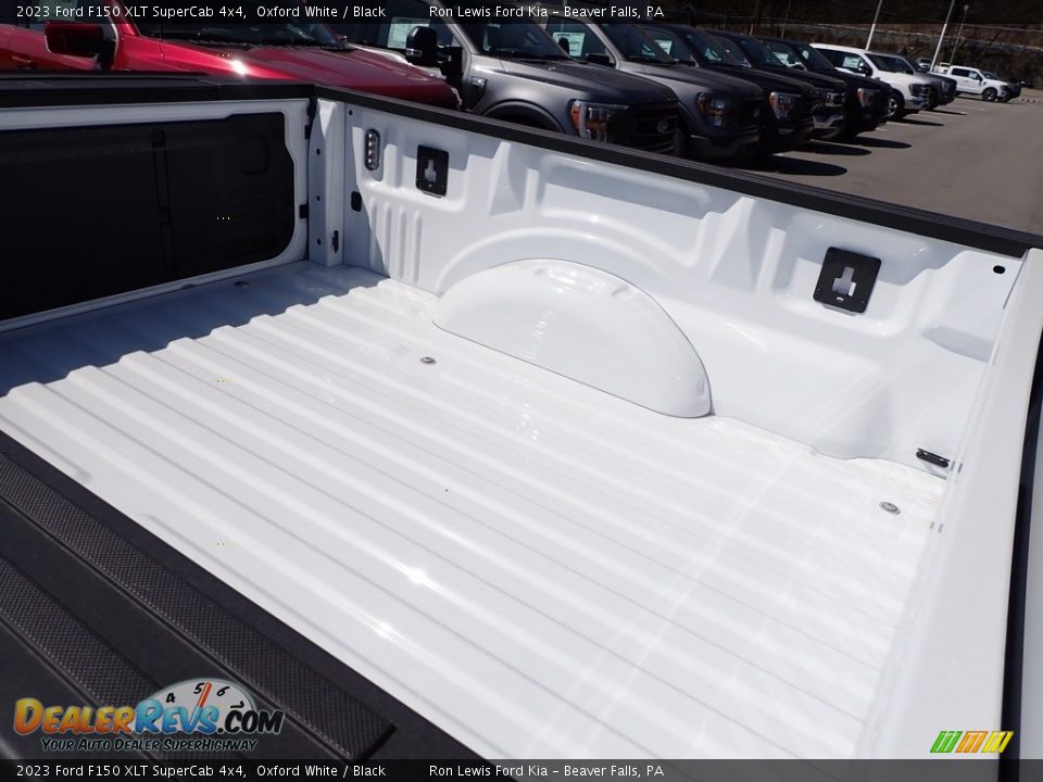 2023 Ford F150 XLT SuperCab 4x4 Oxford White / Black Photo #10