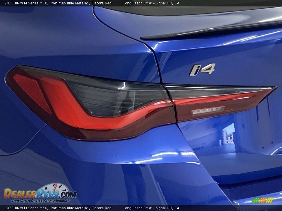 2023 BMW i4 Series M50 Portimao Blue Metallic / Tacora Red Photo #6