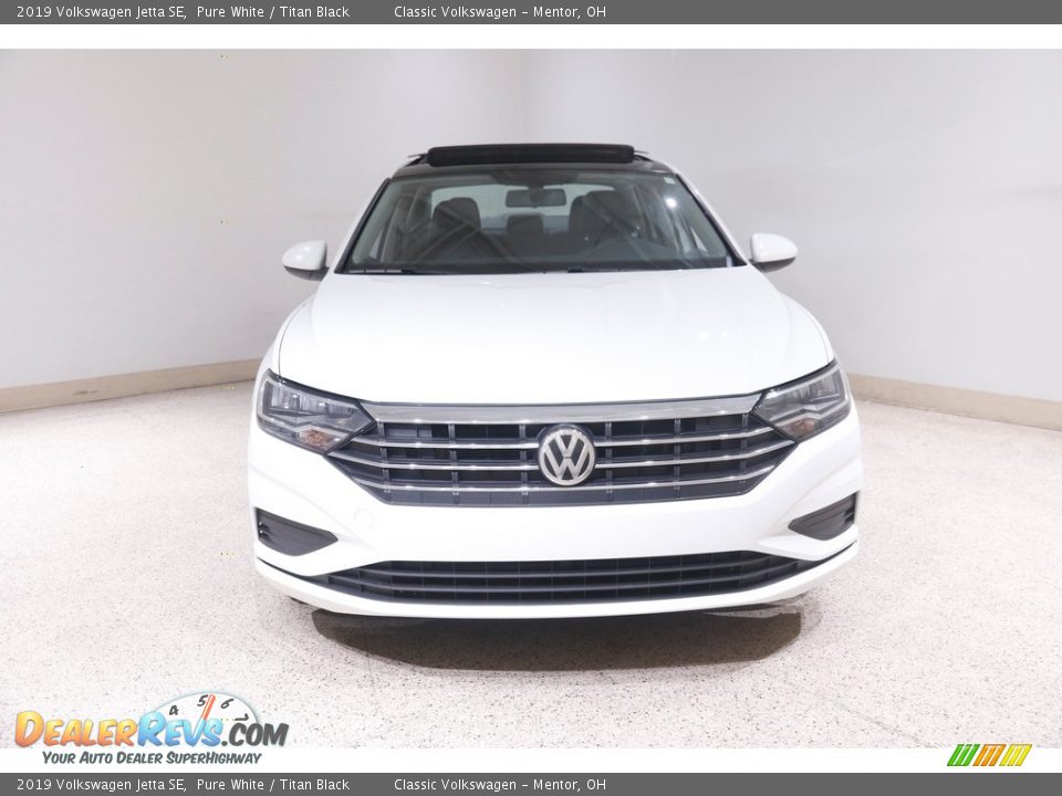 2019 Volkswagen Jetta SE Pure White / Titan Black Photo #2