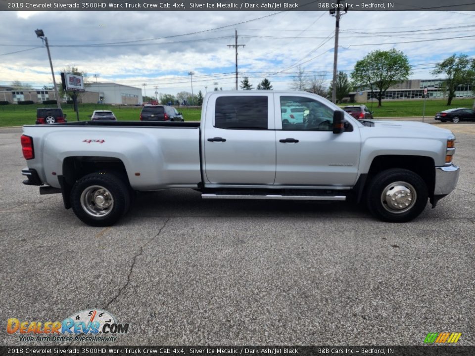 Silver Ice Metallic 2018 Chevrolet Silverado 3500HD Work Truck Crew Cab 4x4 Photo #1