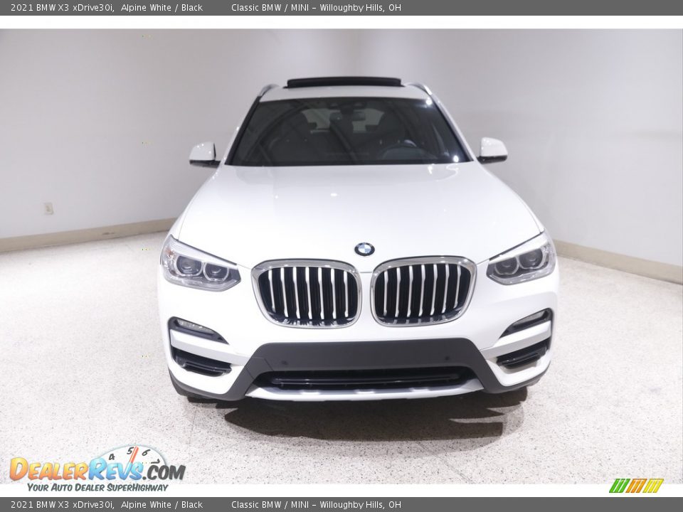 2021 BMW X3 xDrive30i Alpine White / Black Photo #2