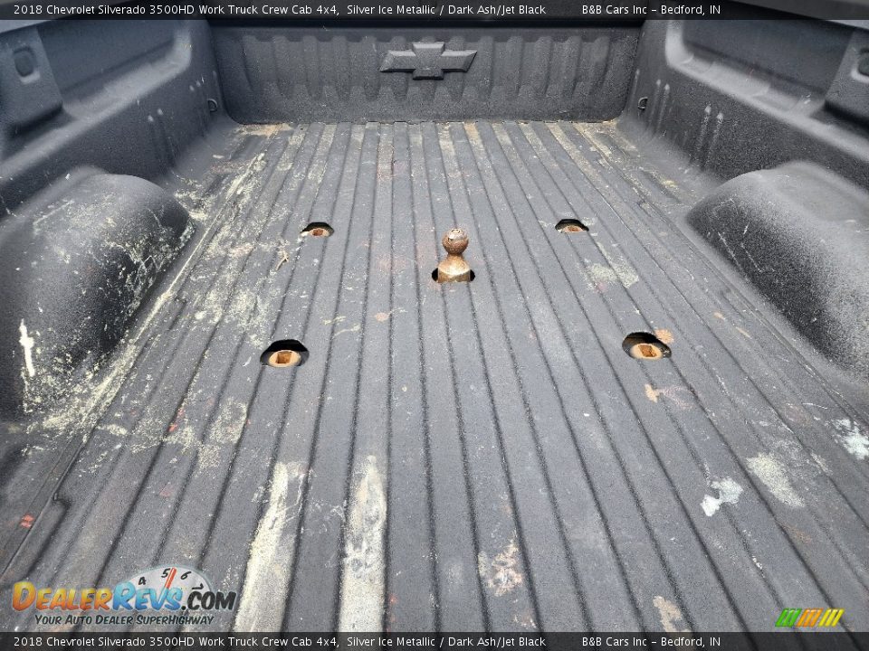 2018 Chevrolet Silverado 3500HD Work Truck Crew Cab 4x4 Silver Ice Metallic / Dark Ash/Jet Black Photo #8