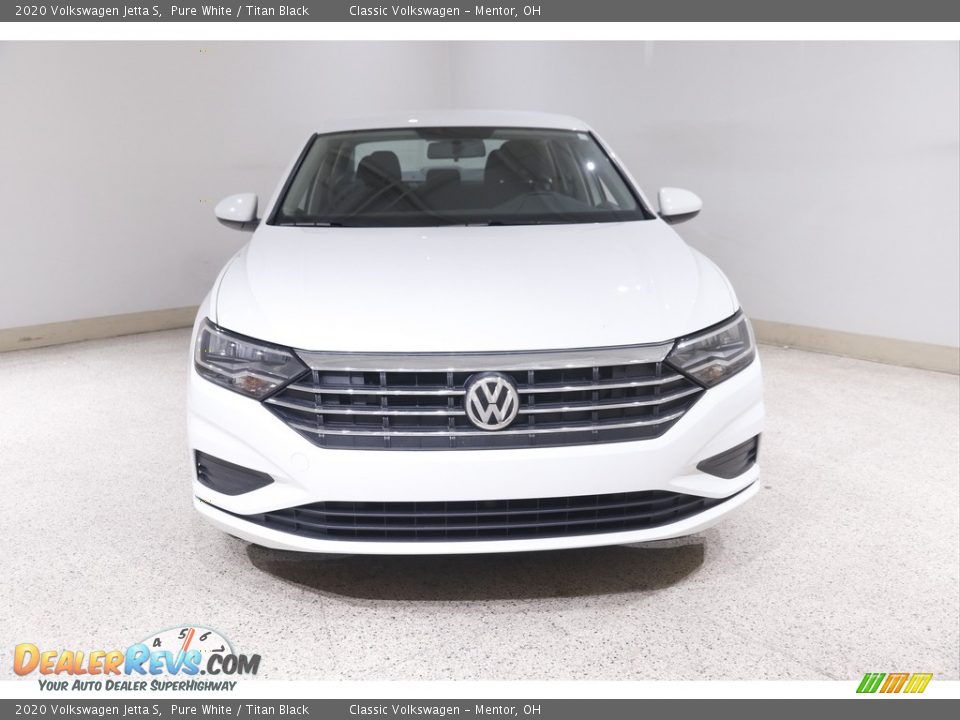 2020 Volkswagen Jetta S Pure White / Titan Black Photo #2