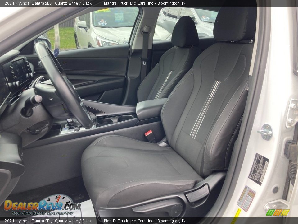 2021 Hyundai Elantra SEL Quartz White / Black Photo #13