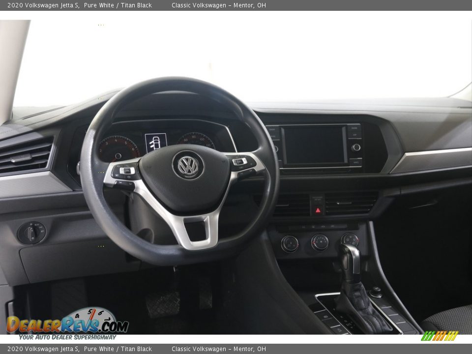 2020 Volkswagen Jetta S Pure White / Titan Black Photo #6