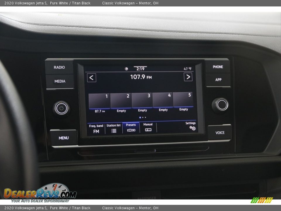 2020 Volkswagen Jetta S Pure White / Titan Black Photo #9