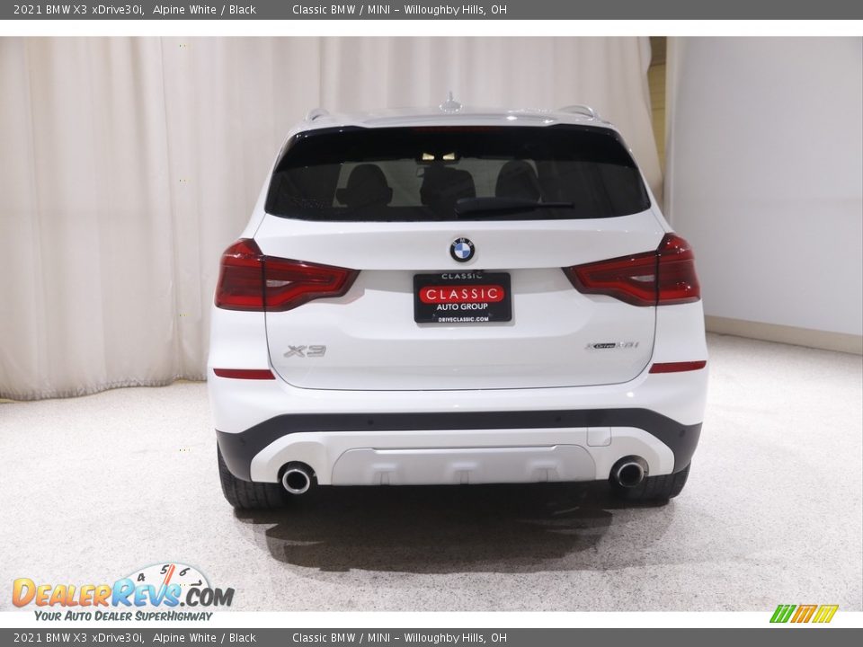 2021 BMW X3 xDrive30i Alpine White / Black Photo #22
