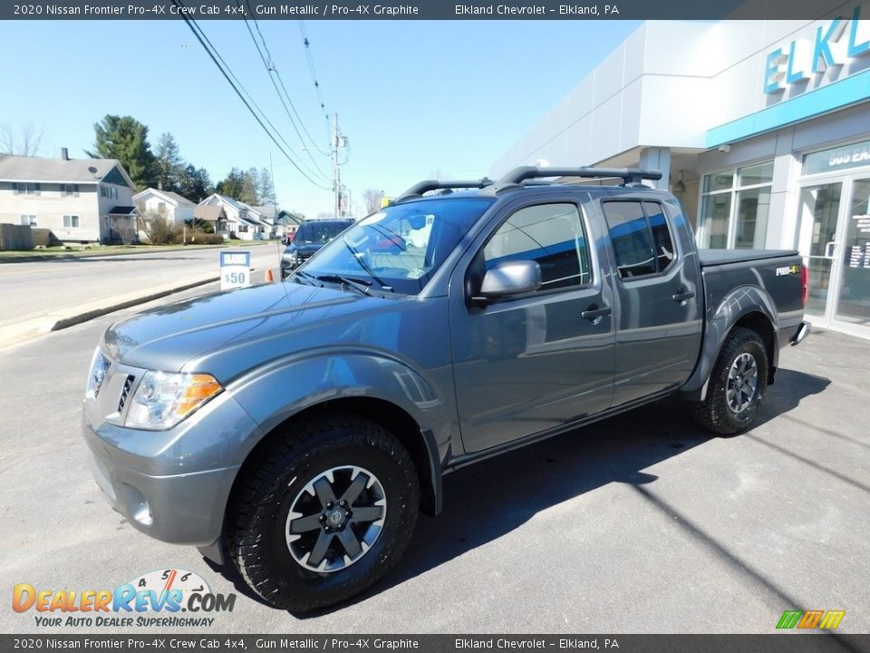 2020 Nissan Frontier Pro-4X Crew Cab 4x4 Gun Metallic / Pro-4X Graphite Photo #1