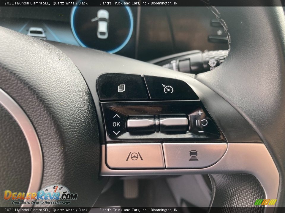 2021 Hyundai Elantra SEL Quartz White / Black Photo #23