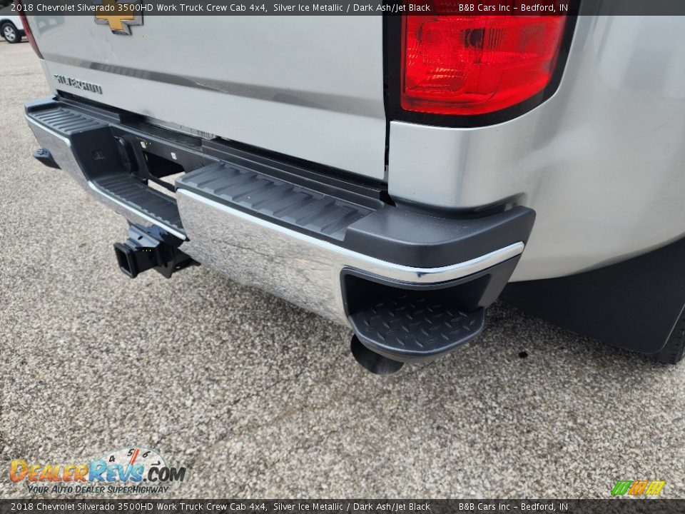 2018 Chevrolet Silverado 3500HD Work Truck Crew Cab 4x4 Silver Ice Metallic / Dark Ash/Jet Black Photo #25