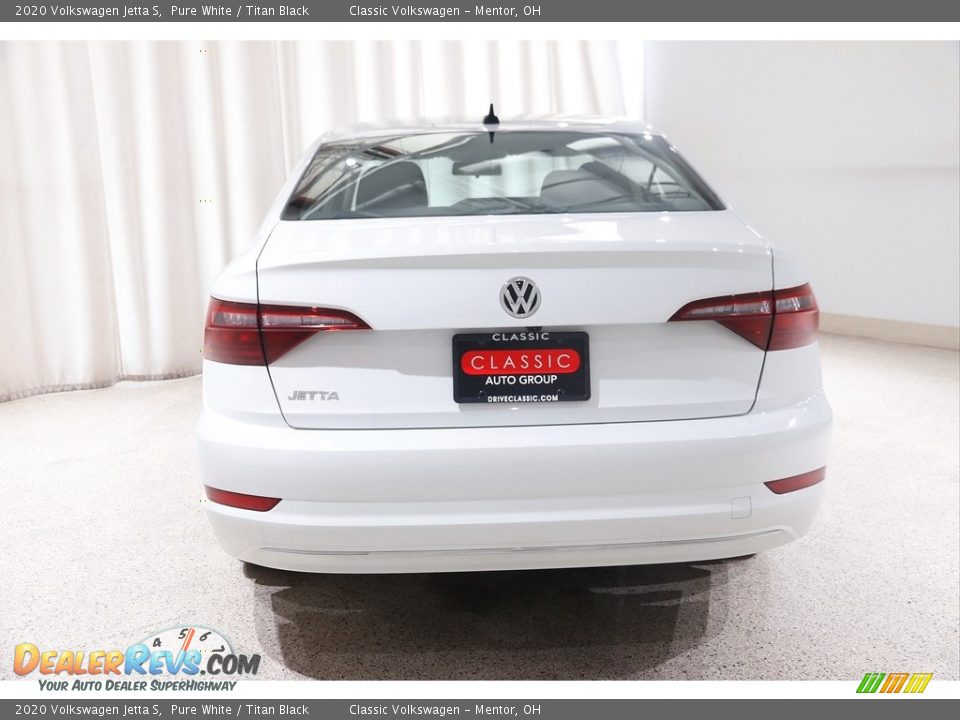 2020 Volkswagen Jetta S Pure White / Titan Black Photo #17