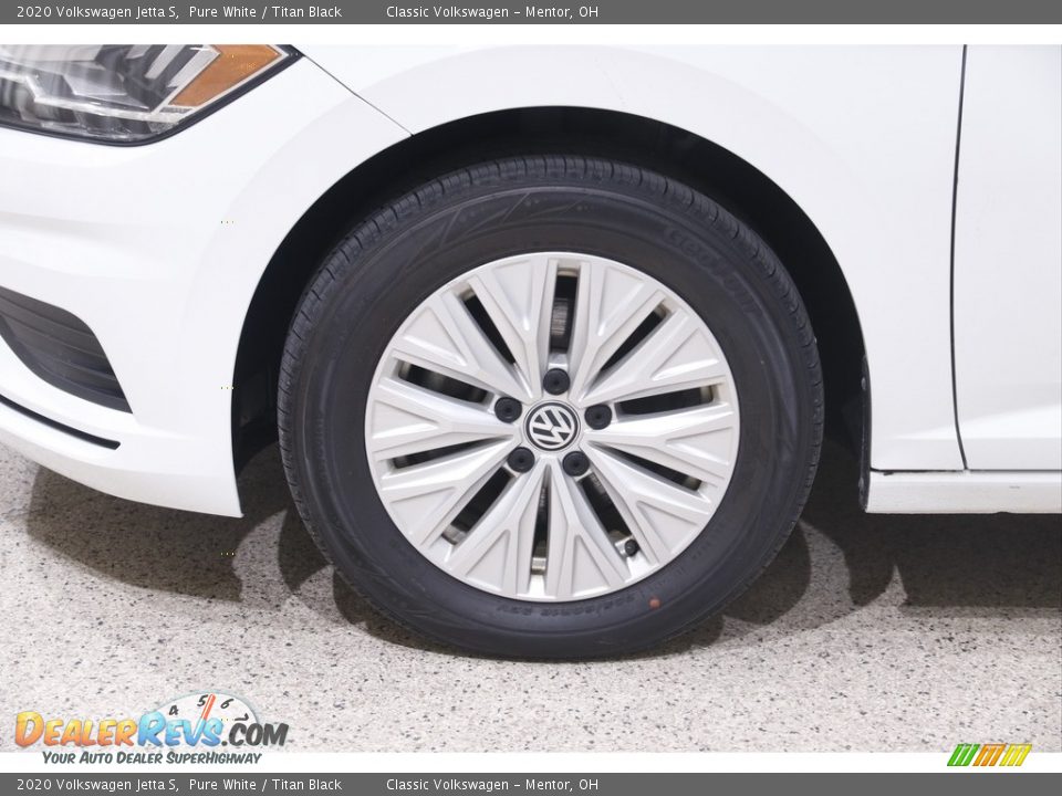 2020 Volkswagen Jetta S Pure White / Titan Black Photo #19