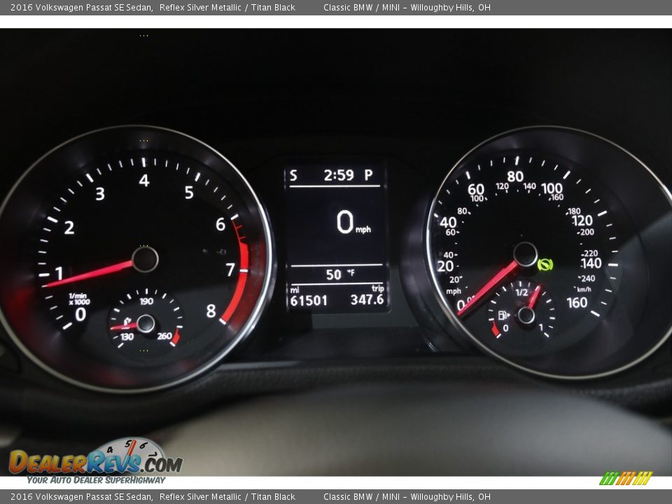 2016 Volkswagen Passat SE Sedan Gauges Photo #8