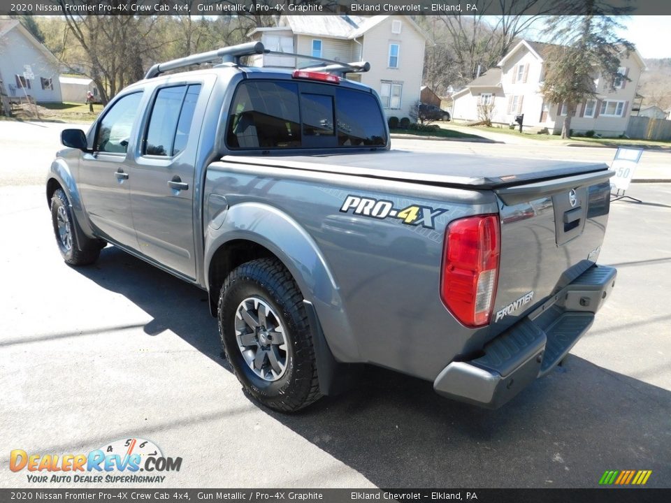 2020 Nissan Frontier Pro-4X Crew Cab 4x4 Gun Metallic / Pro-4X Graphite Photo #10