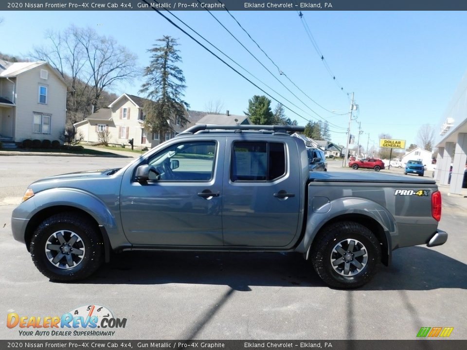 2020 Nissan Frontier Pro-4X Crew Cab 4x4 Gun Metallic / Pro-4X Graphite Photo #11