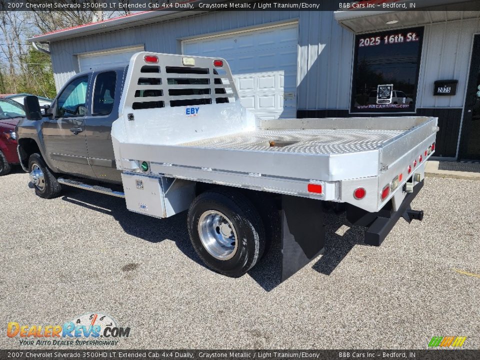 2007 Chevrolet Silverado 3500HD LT Extended Cab 4x4 Dually Graystone Metallic / Light Titanium/Ebony Photo #5