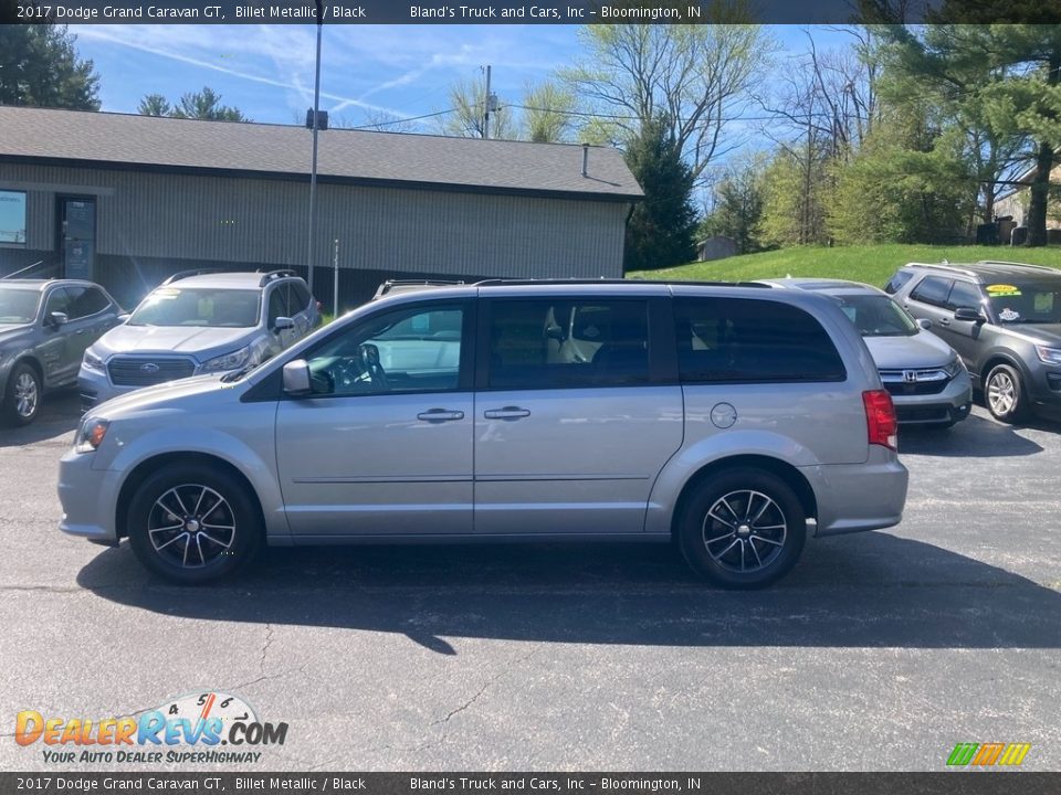 2017 Dodge Grand Caravan GT Billet Metallic / Black Photo #1