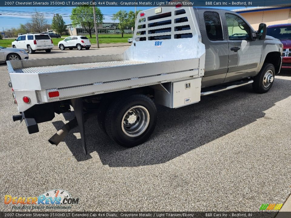 2007 Chevrolet Silverado 3500HD LT Extended Cab 4x4 Dually Graystone Metallic / Light Titanium/Ebony Photo #7