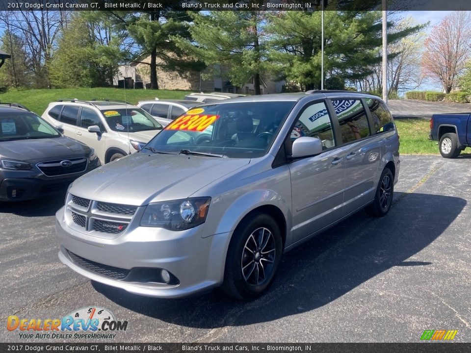 2017 Dodge Grand Caravan GT Billet Metallic / Black Photo #2