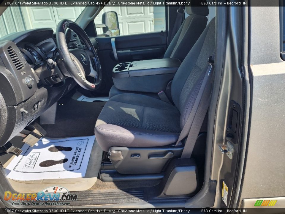 2007 Chevrolet Silverado 3500HD LT Extended Cab 4x4 Dually Graystone Metallic / Light Titanium/Ebony Photo #11