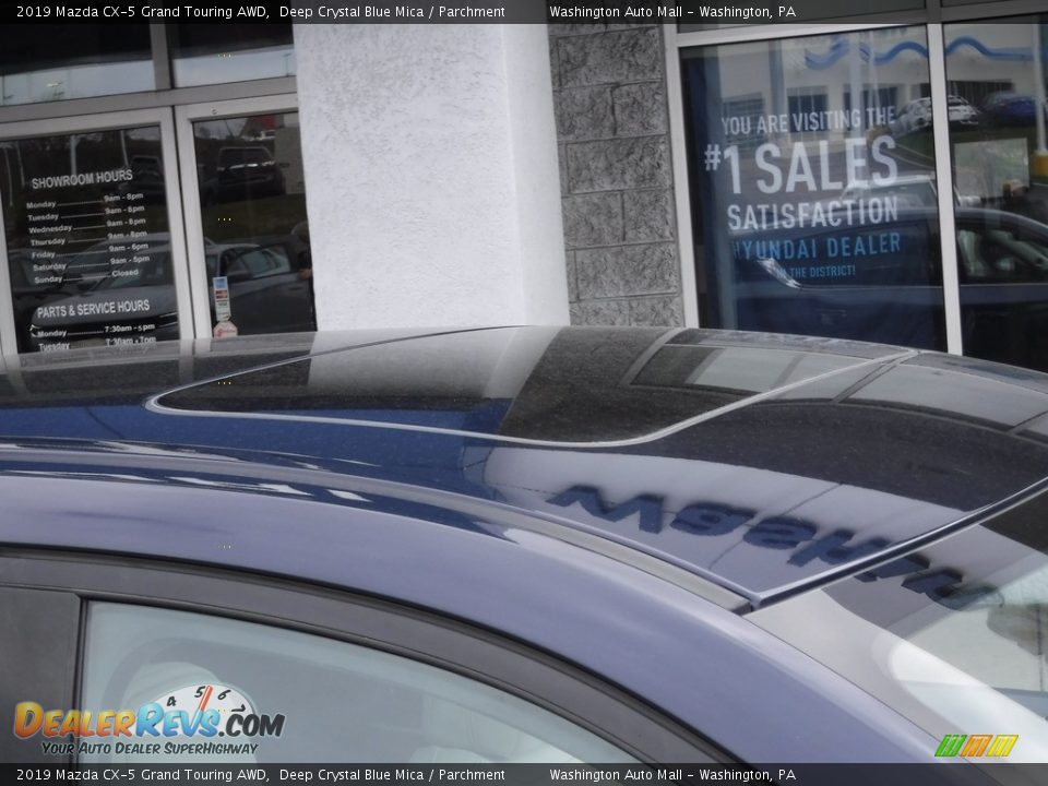 2019 Mazda CX-5 Grand Touring AWD Deep Crystal Blue Mica / Parchment Photo #3