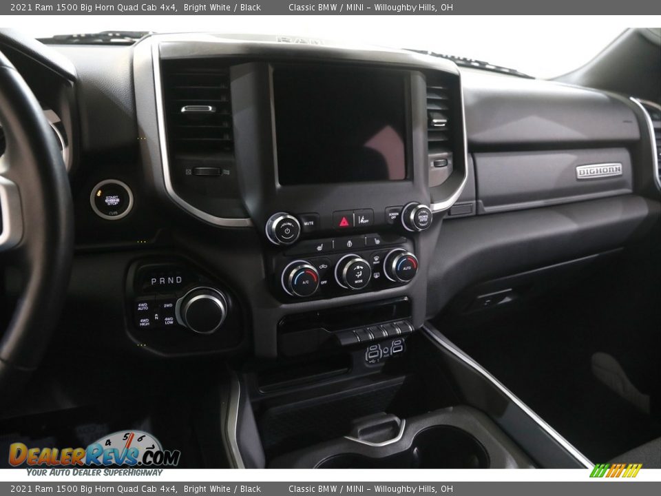 2021 Ram 1500 Big Horn Quad Cab 4x4 Bright White / Black Photo #9