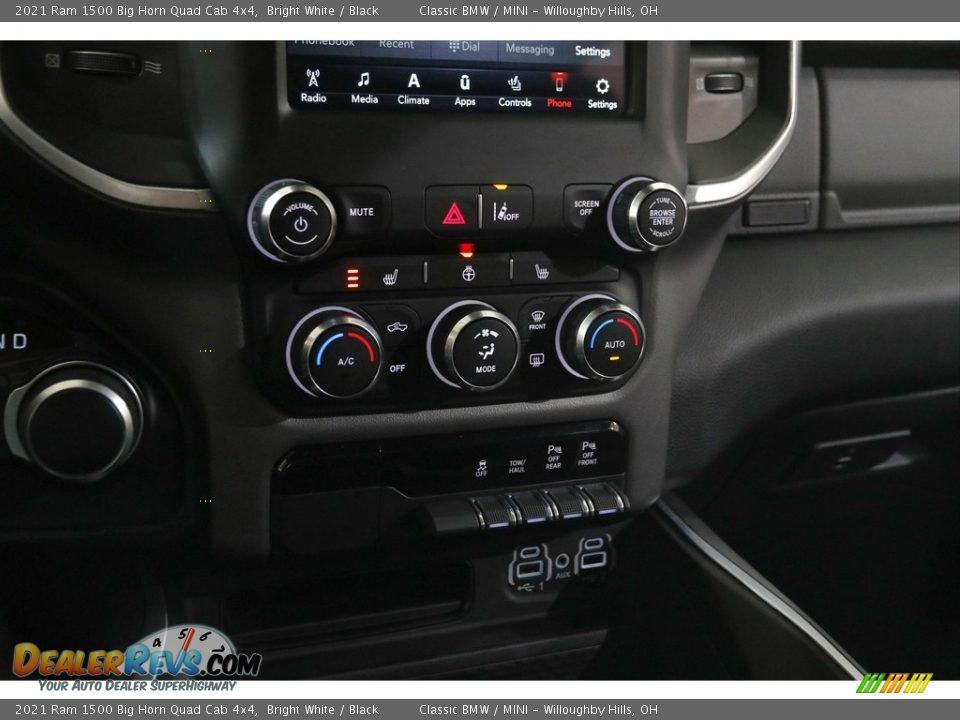 2021 Ram 1500 Big Horn Quad Cab 4x4 Bright White / Black Photo #15