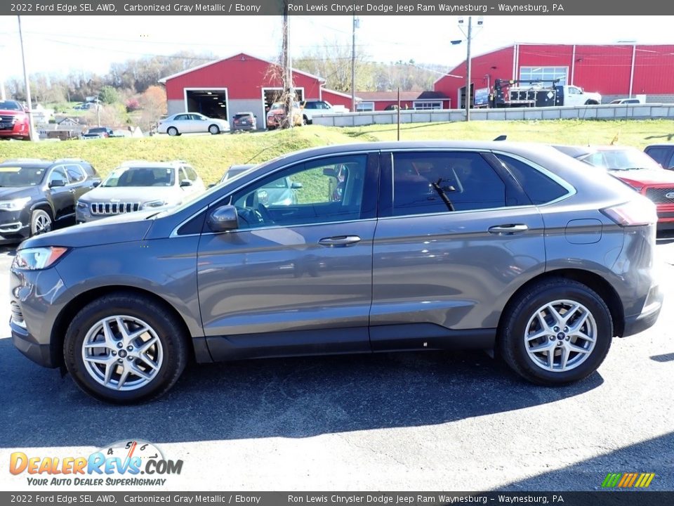 2022 Ford Edge SEL AWD Carbonized Gray Metallic / Ebony Photo #2